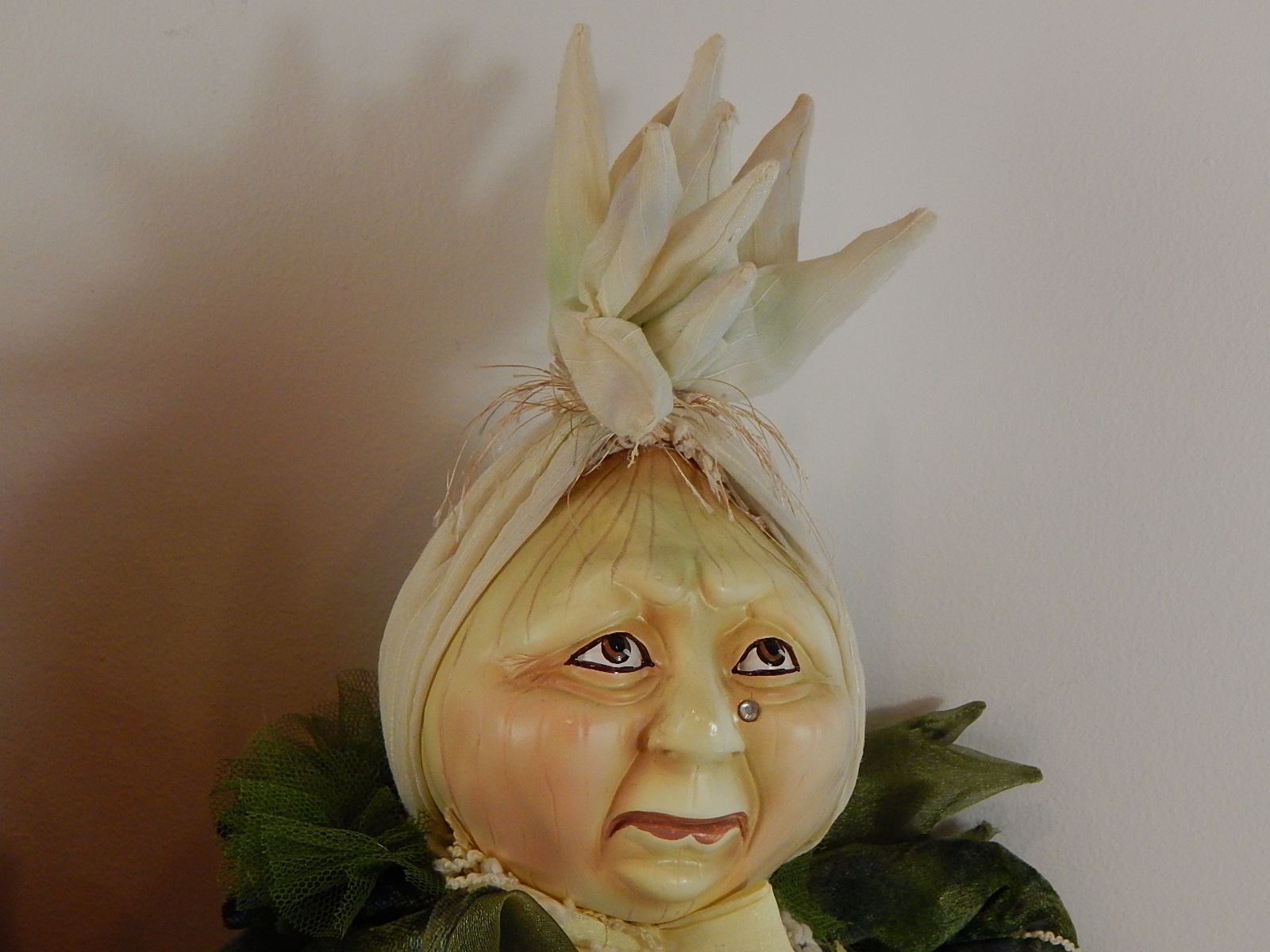 Wayne Kleski Vegetable Dolls - Retired Onion and Tomato