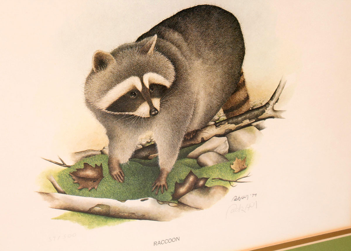 Four Framed Rick Hill Wildlife Offset Lithograph Prints