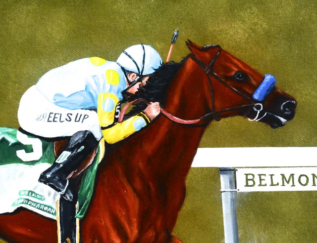 Ron Lightner Original Oil Painting "American Pharaoh"