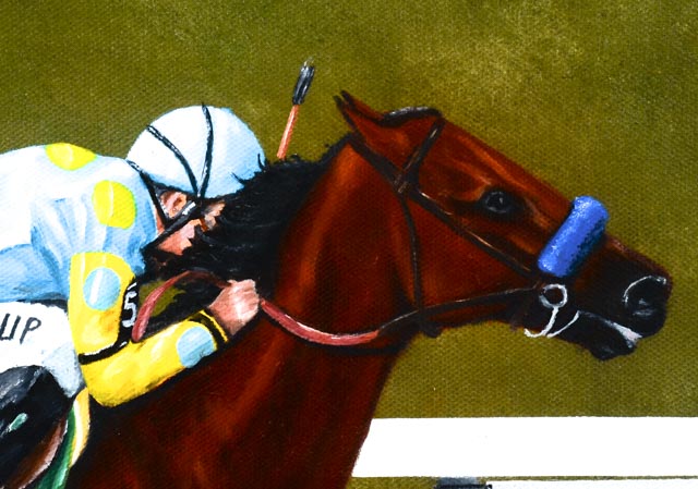 Ron Lightner Original Oil Painting "American Pharaoh"
