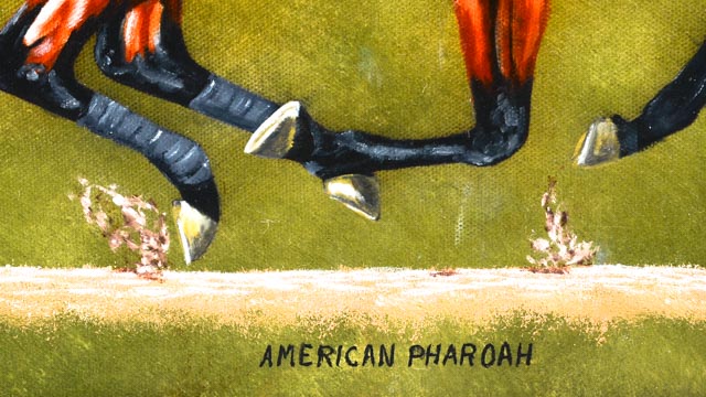 Ron Lightner Original Oil Painting "American Pharaoh"