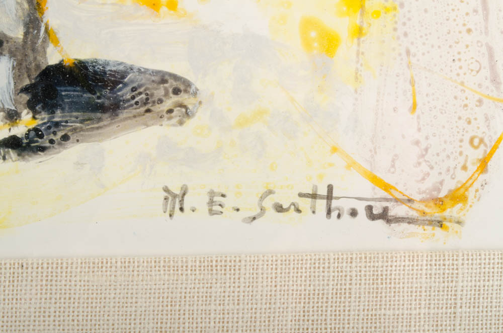 Maurice Elie Sarthou Mixed Media Painting