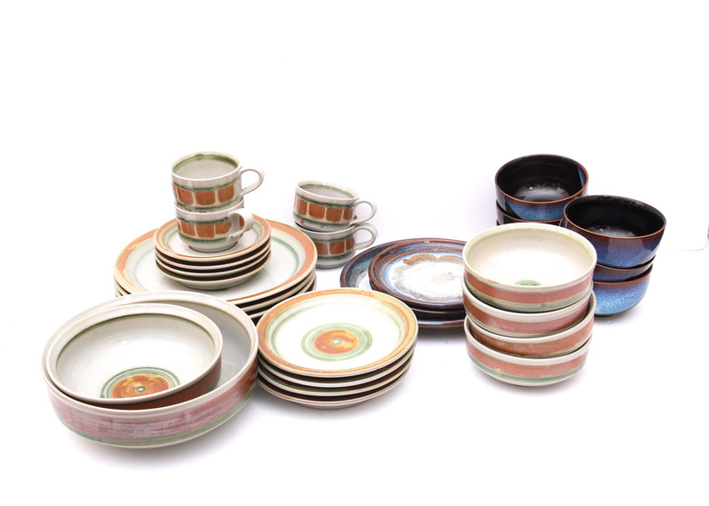 Collection of Hand Thrown Ceramic Place Settings