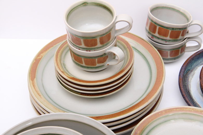 Collection of Hand Thrown Ceramic Place Settings