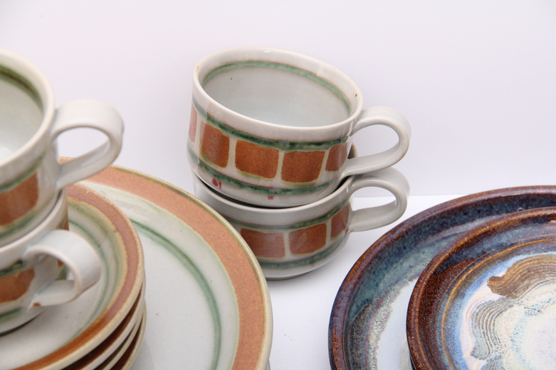 Collection of Hand Thrown Ceramic Place Settings
