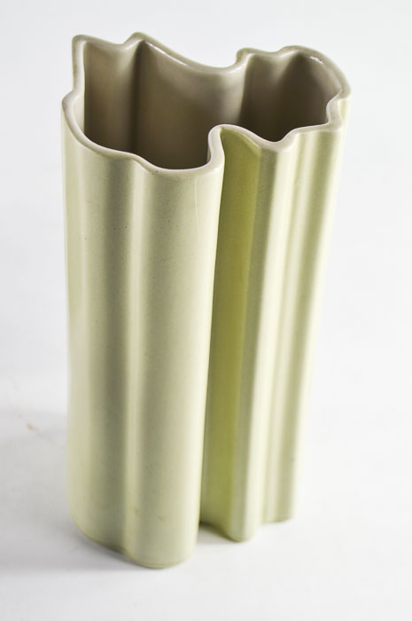 Blue Burley Winter Ring Handled Vase with Modern Vases