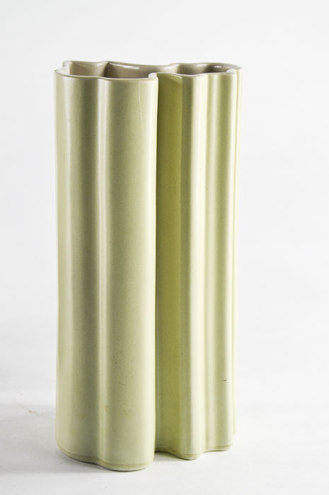 Blue Burley Winter Ring Handled Vase with Modern Vases