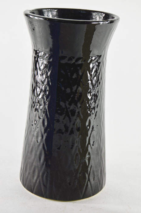 Blue Burley Winter Ring Handled Vase with Modern Vases