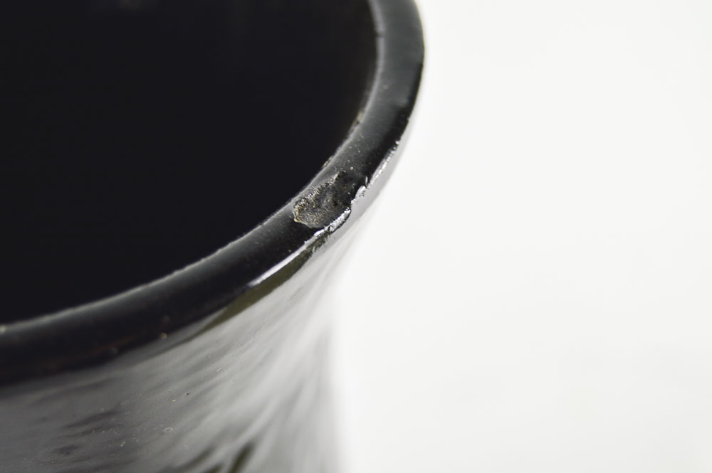 Blue Burley Winter Ring Handled Vase with Modern Vases