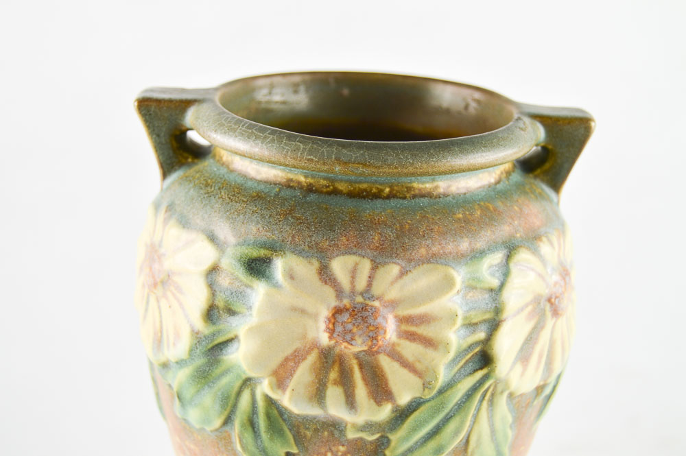 Roseville Dahlrose Vase