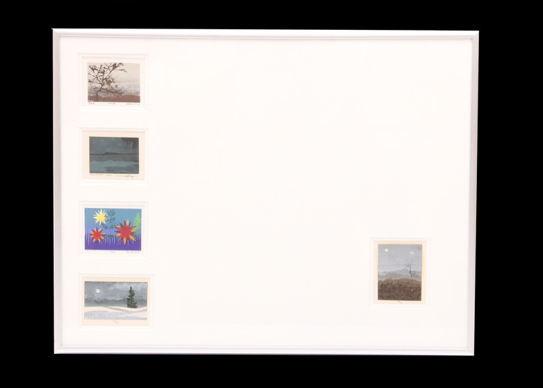 John O. Schlump and McConnell Framed Serigraphs