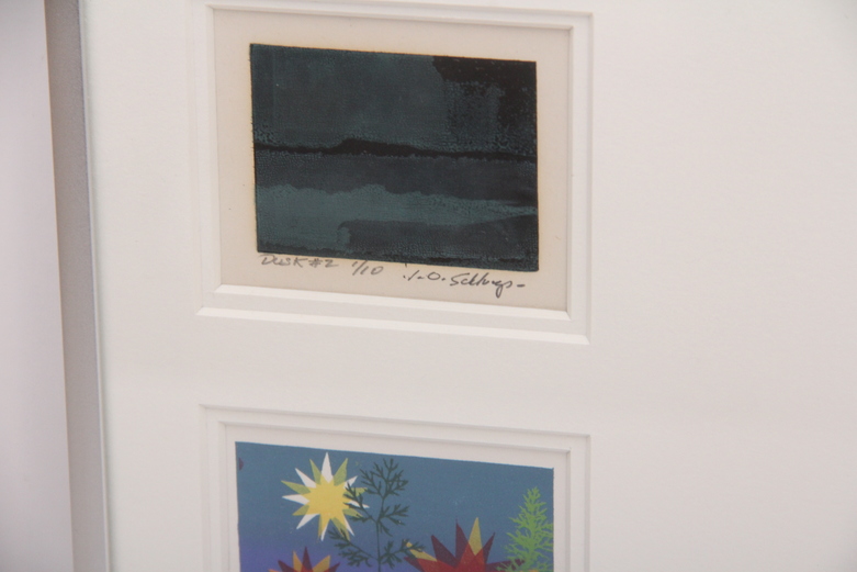 John O. Schlump and McConnell Framed Serigraphs