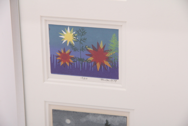 John O. Schlump and McConnell Framed Serigraphs