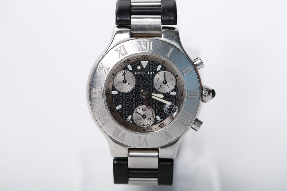 Cartier Mens' "Chronograph 21" Watch