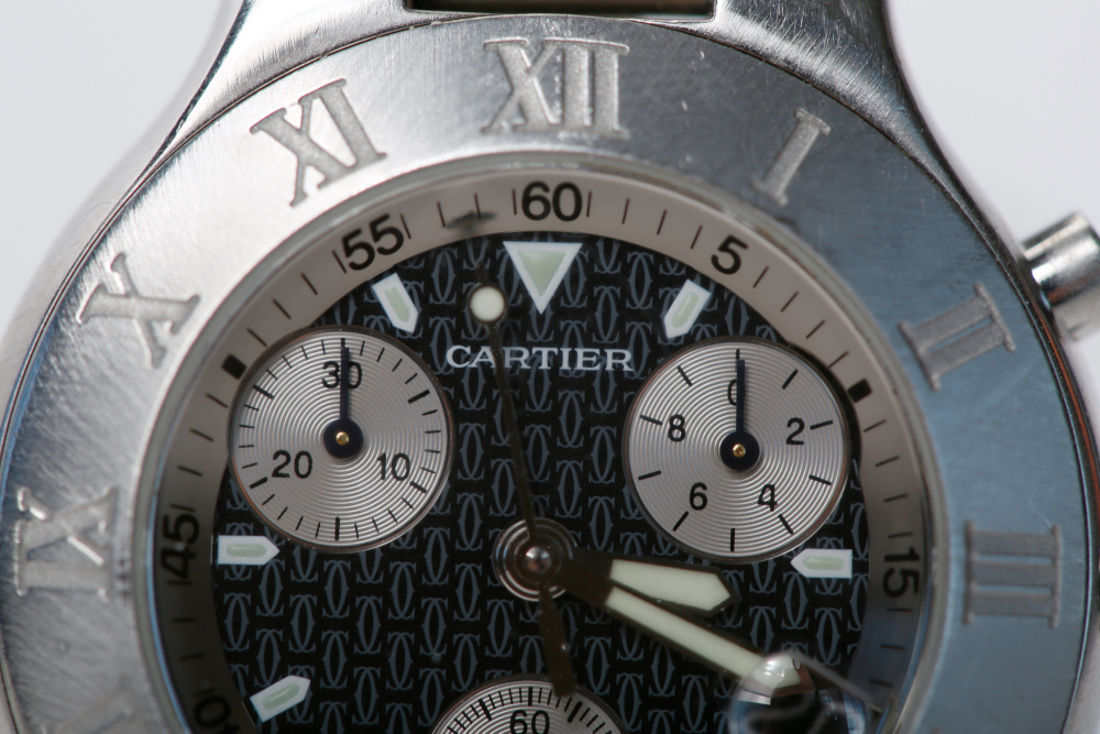 Cartier Mens' "Chronograph 21" Watch