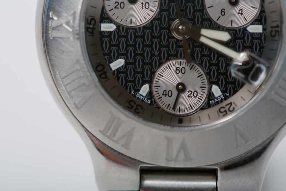 Cartier Mens' "Chronograph 21" Watch