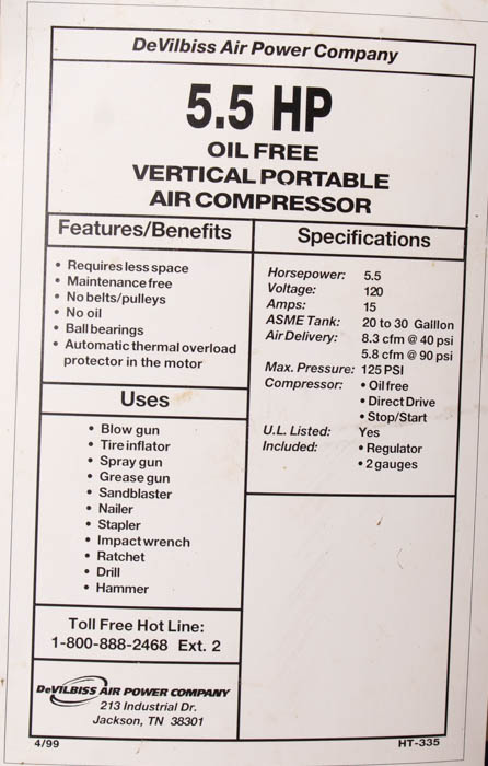 "Charge Air Pro" Air Compressor