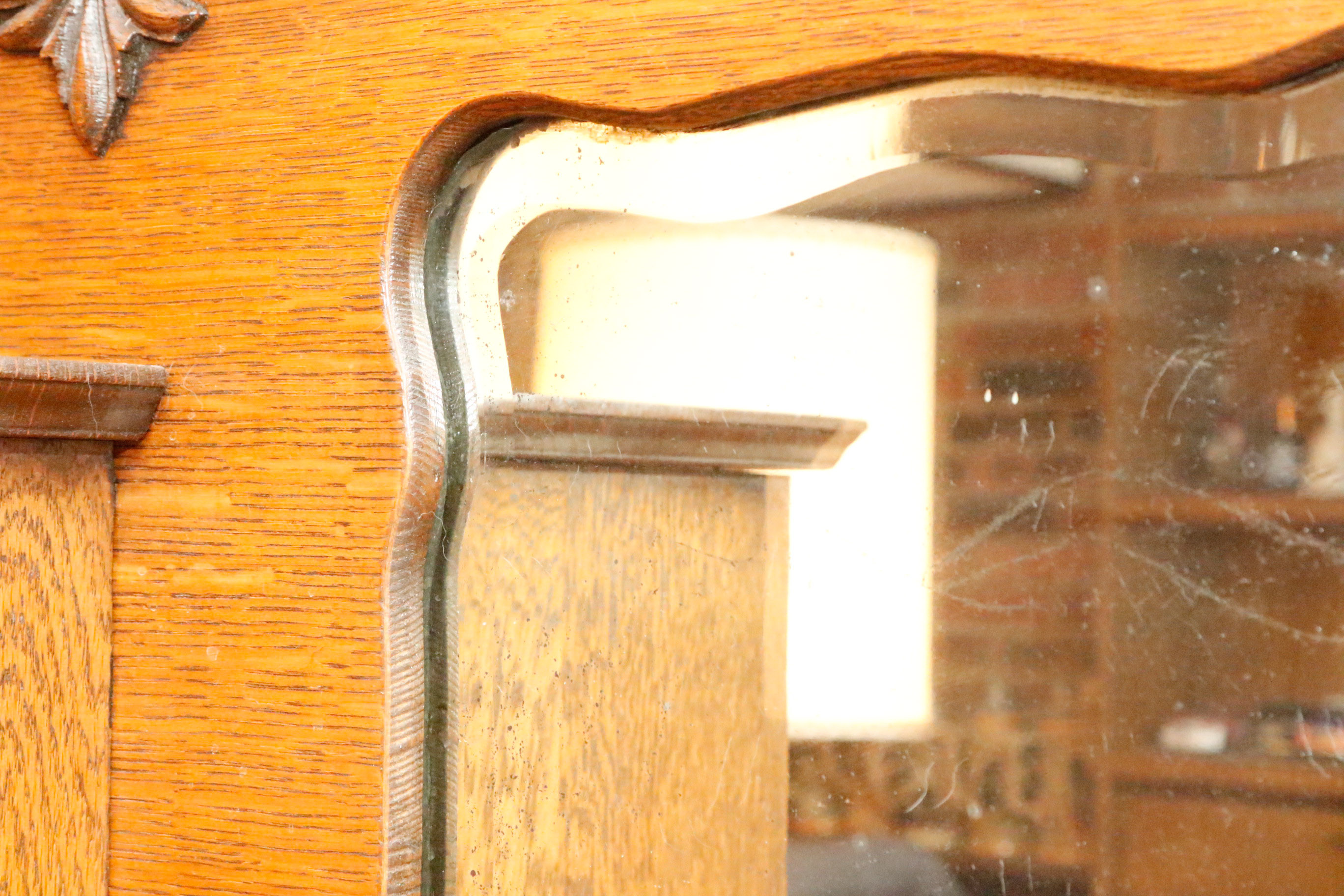 Oak Secretary Desk and Bookcase c. 1890-1910
