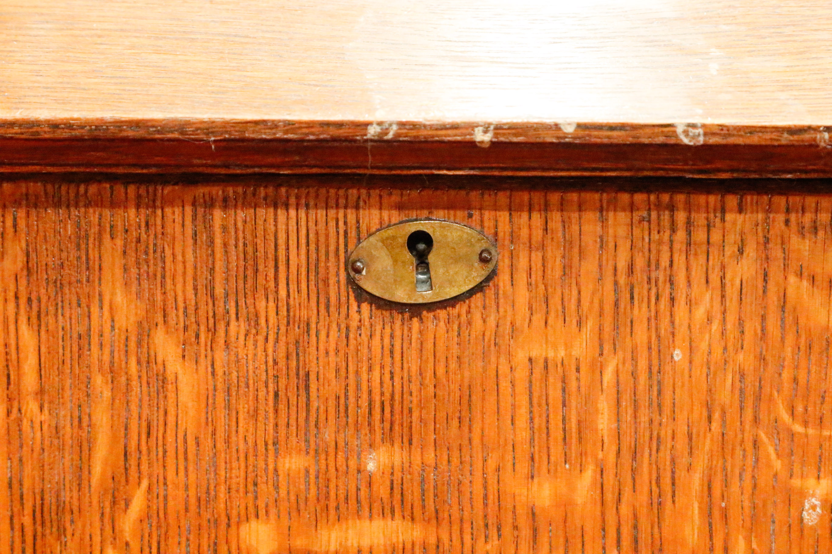 Oak Secretary Desk and Bookcase c. 1890-1910