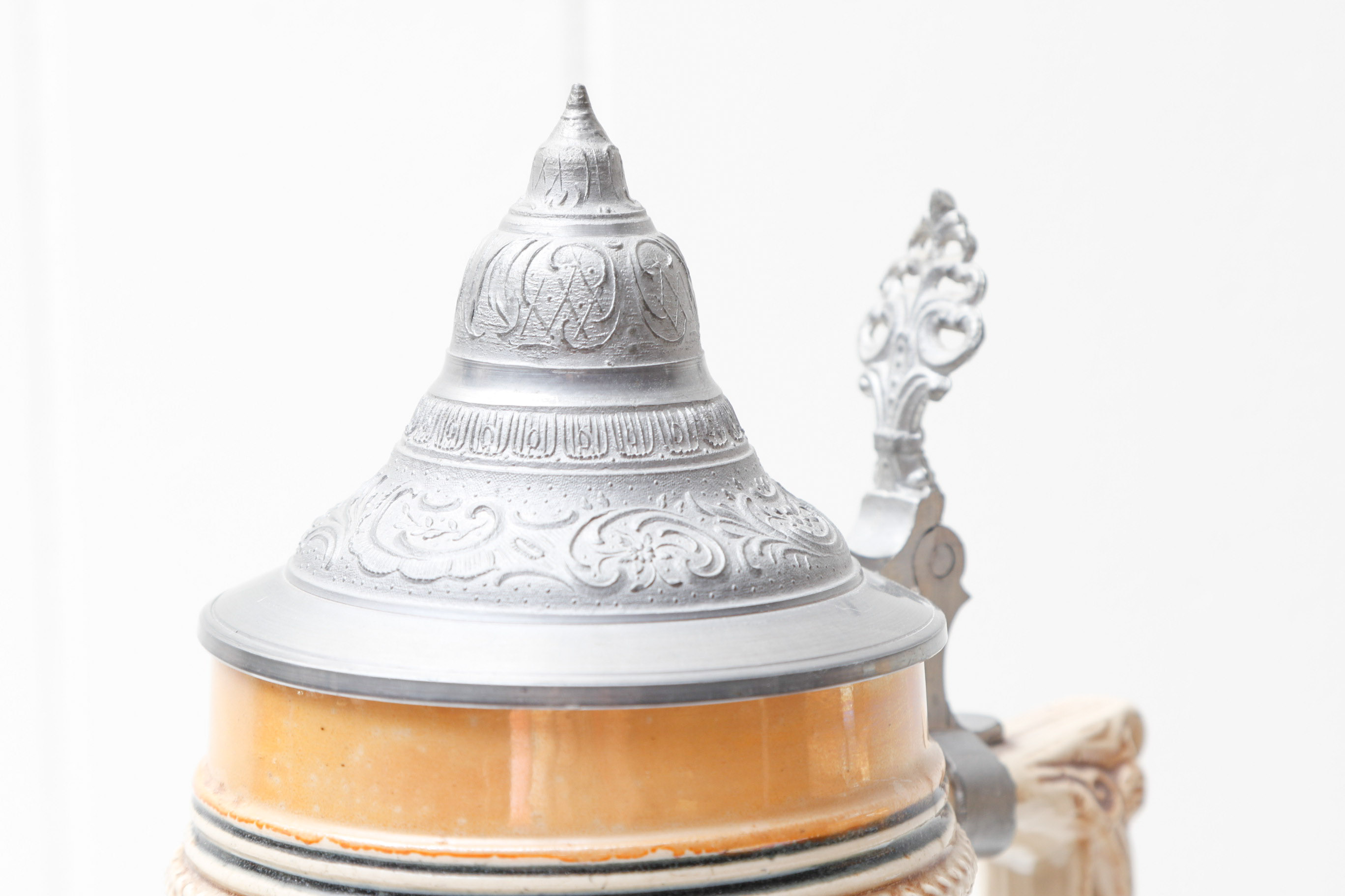 Two Gerz German Lusterware Steins