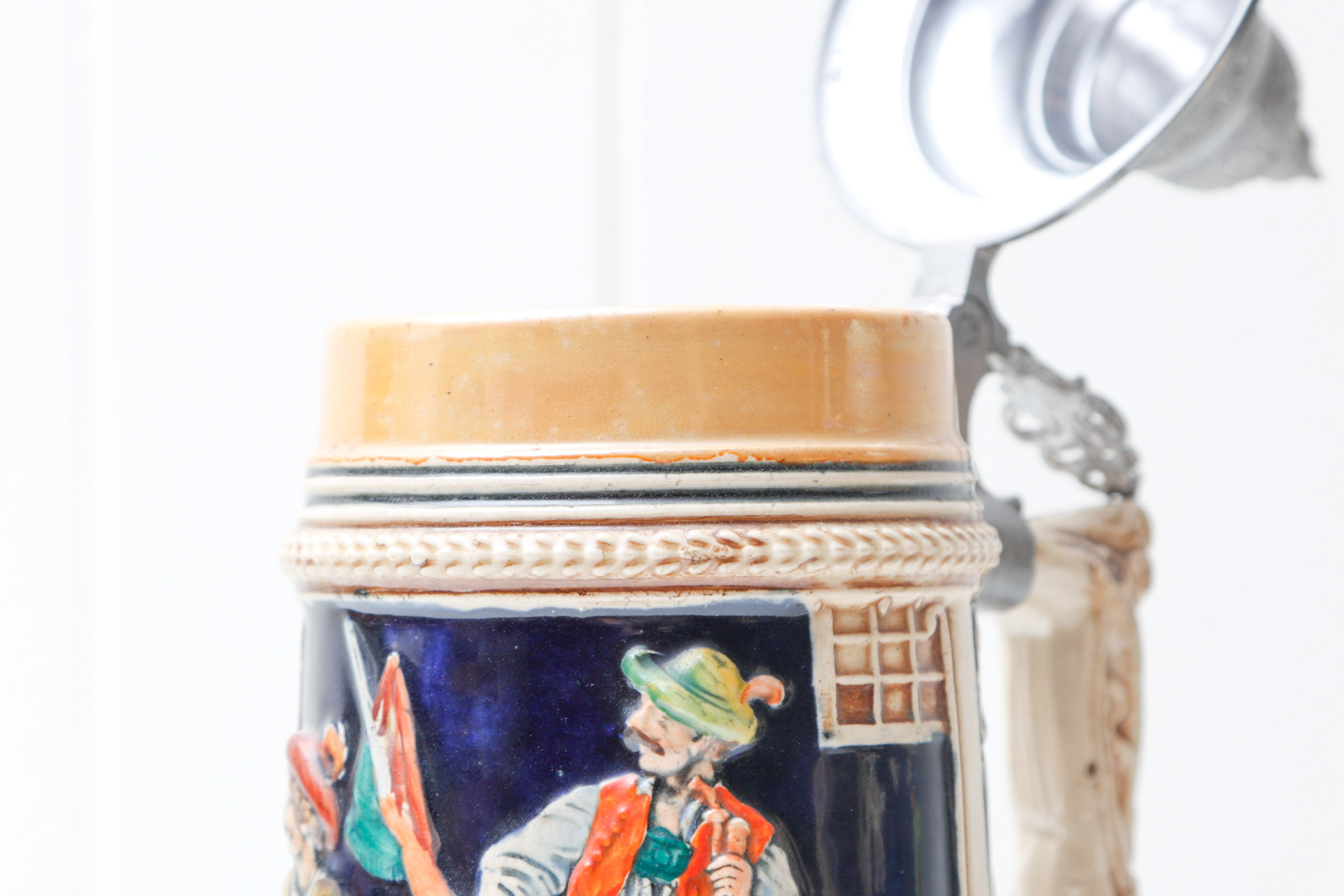 Two Gerz German Lusterware Steins