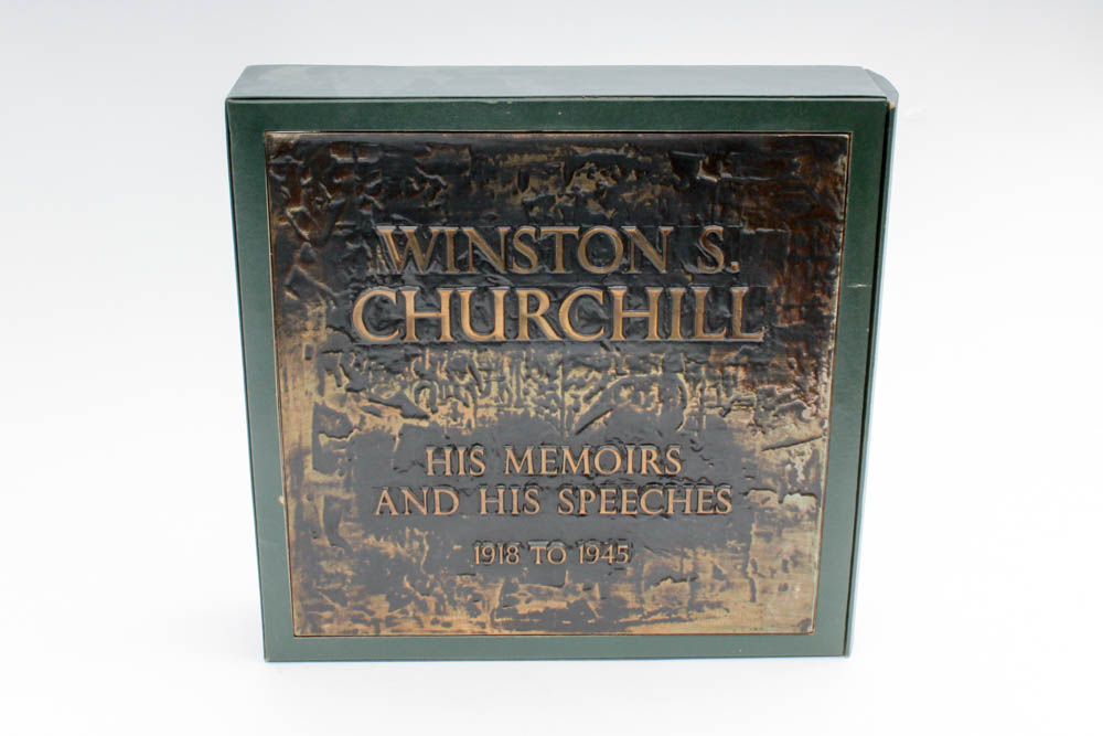 Winston Churchill LP Box Set of Memoirs and Speeches