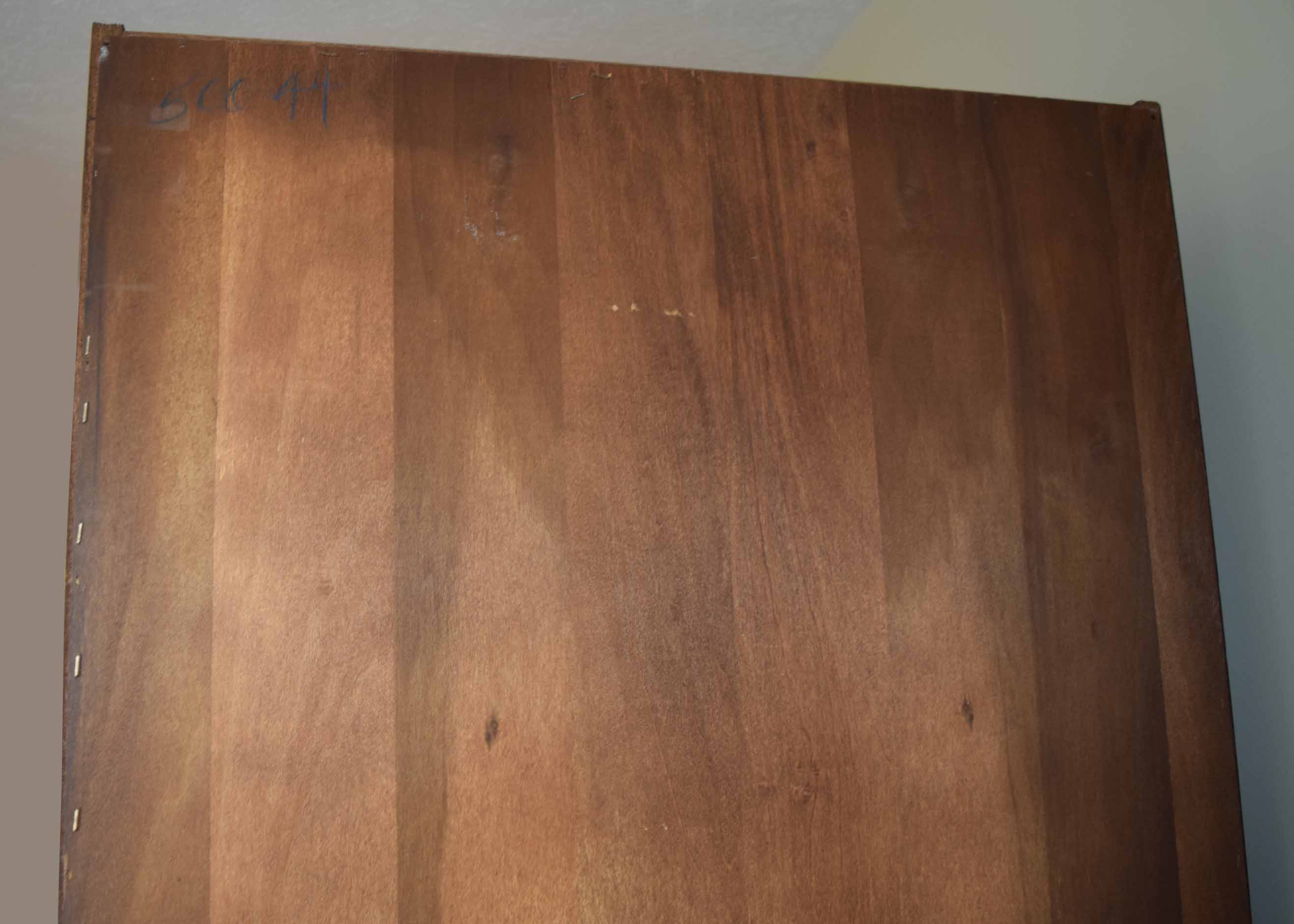 Mid Century Walnut Bookcase with Drawers