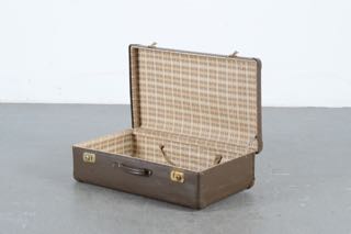 Vintage World War II Ammo Boxes and Suitcase
