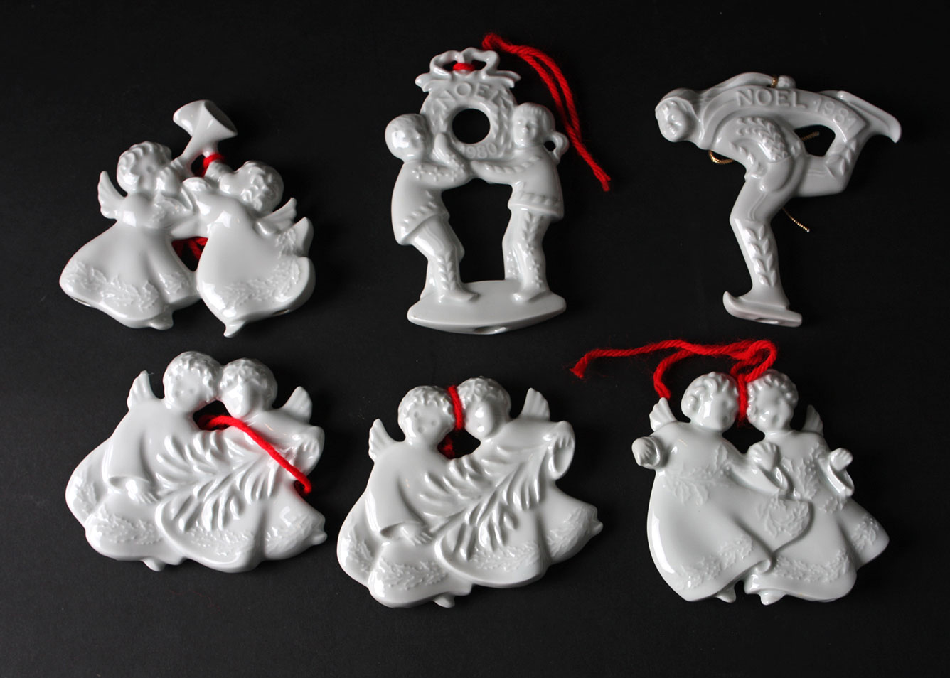 Haviland Early-1980s Christmas Ornaments