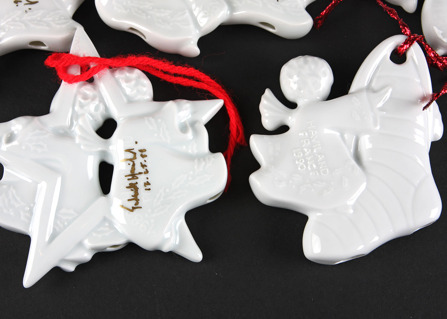 Haviland Late-1980s Christmas Ornaments