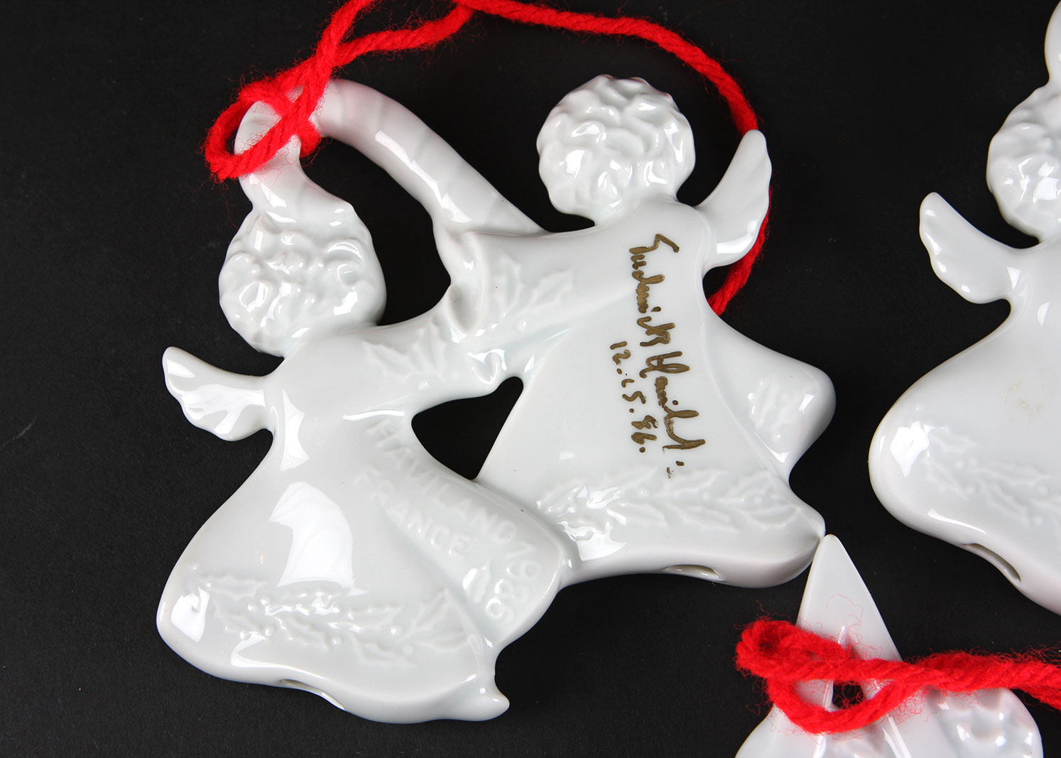 Haviland Late-1980s Christmas Ornaments