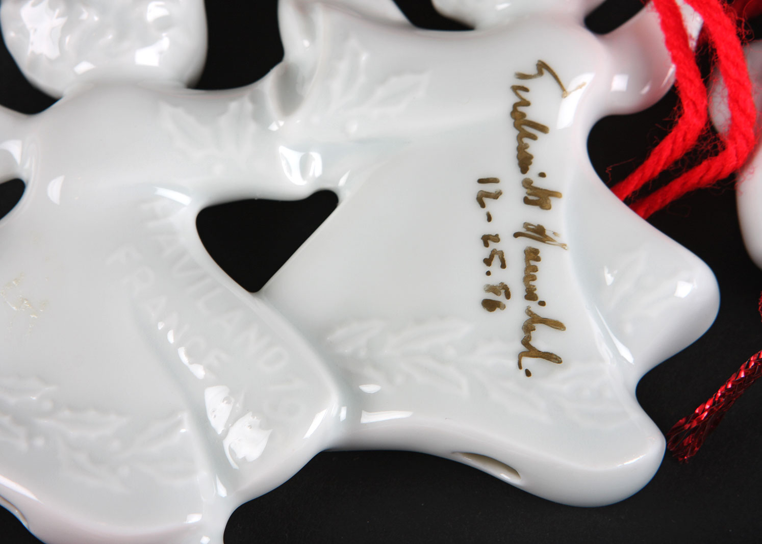 Haviland Late-1980s Christmas Ornaments