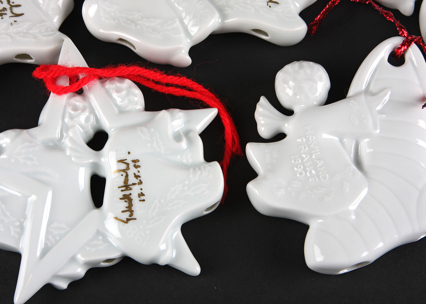 Haviland Late-1980s Christmas Ornaments