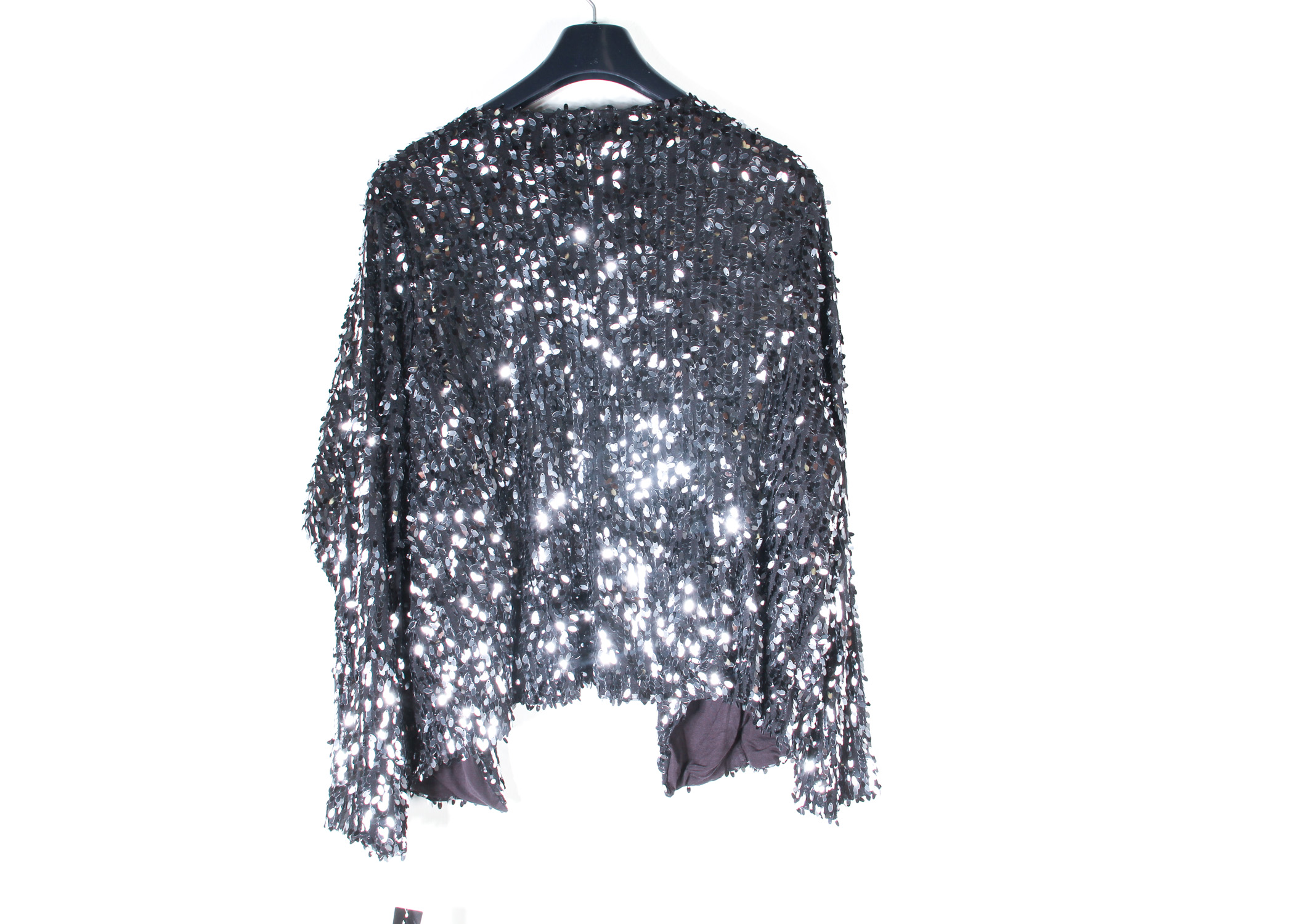 INC Women’s Plus Size Black Sequin Sweater