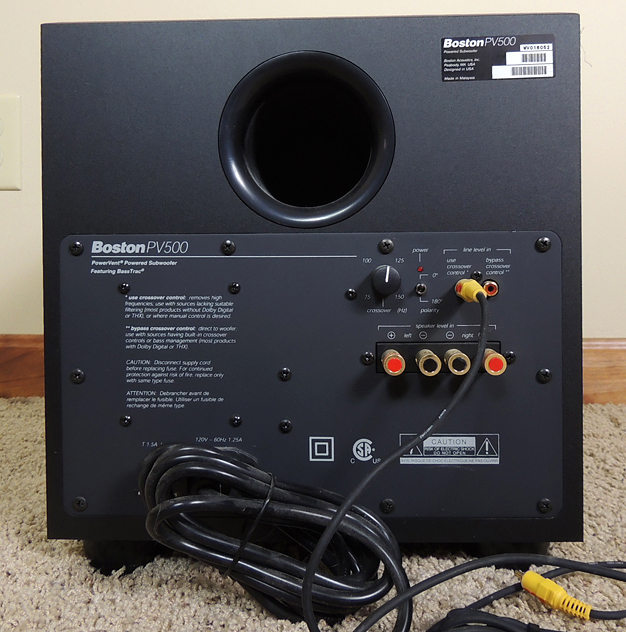 Boston Acoustics PV500 Powered Subwoofer