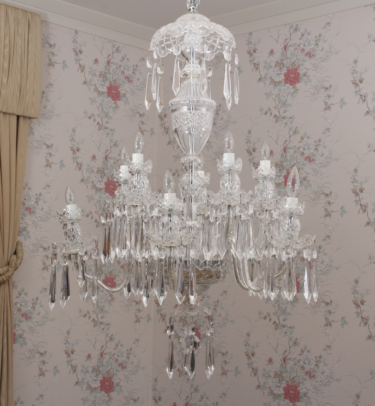 Waterford Crystal Avoca Ten Arm Chandelier