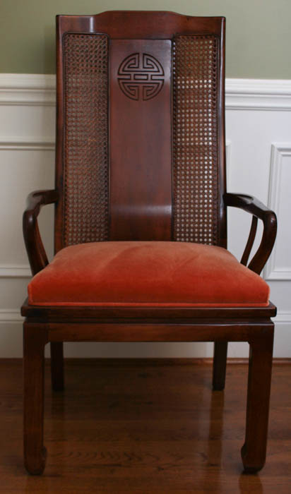 Asian Style Bernhardt Dining Table and Chairs