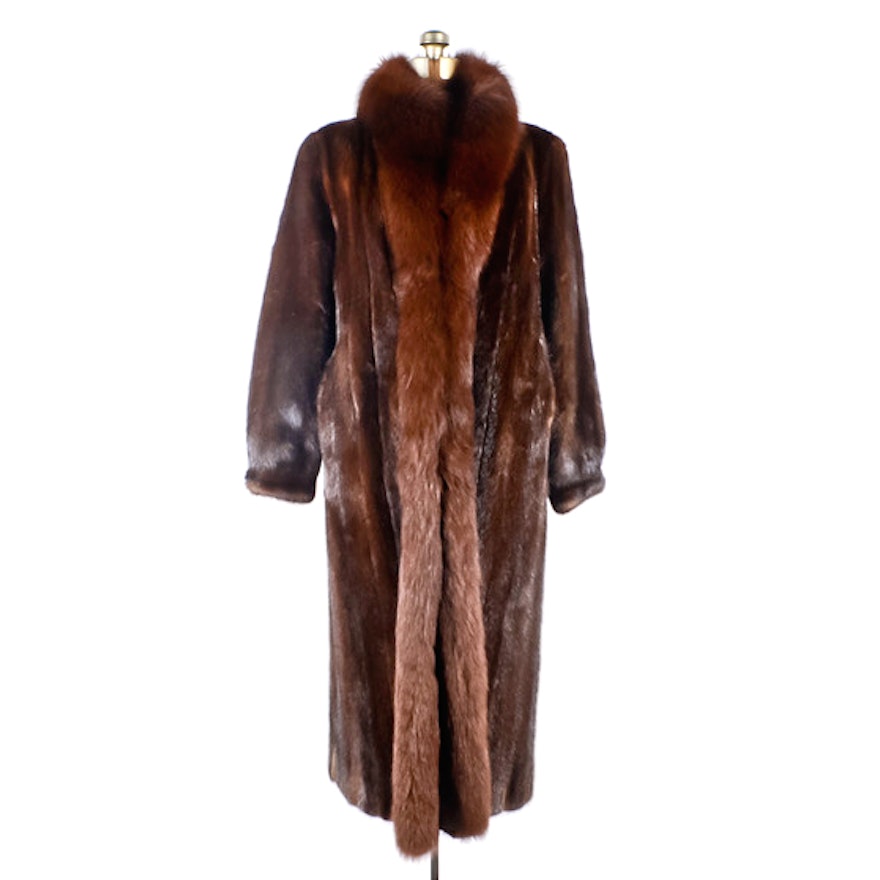 Gorgeous Mahogany Mink Coat by Regency Furs