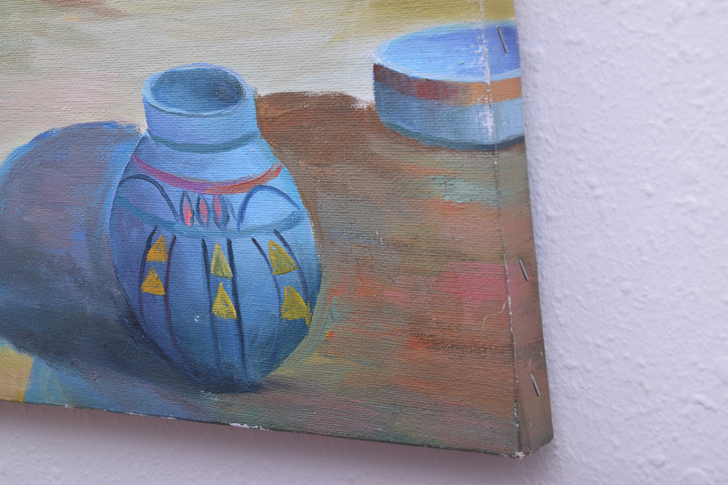 Southwestern Oil Painting by C. Loft