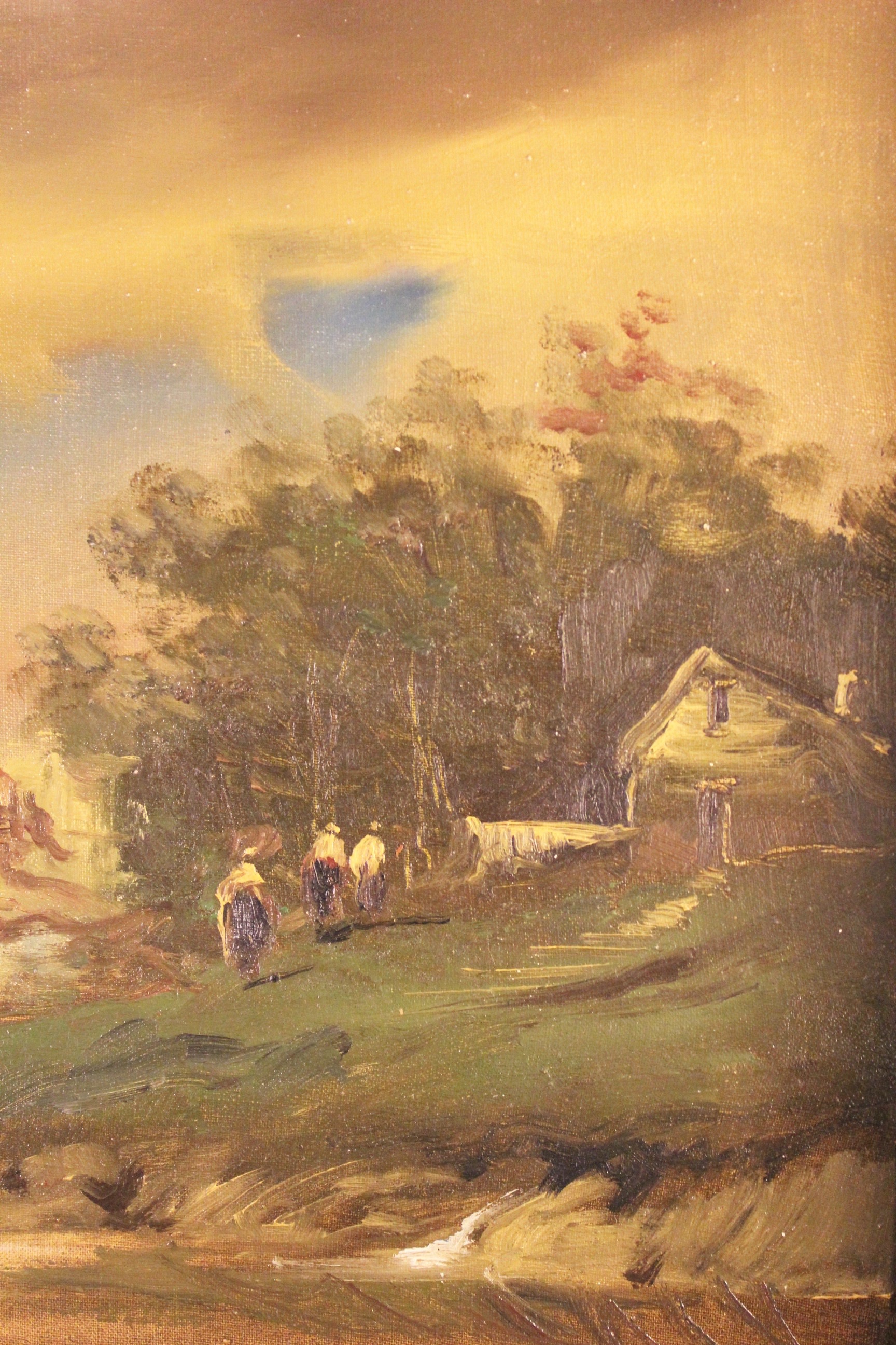 Chiabert "Roman Ruins" Oil on Canvas original Painting