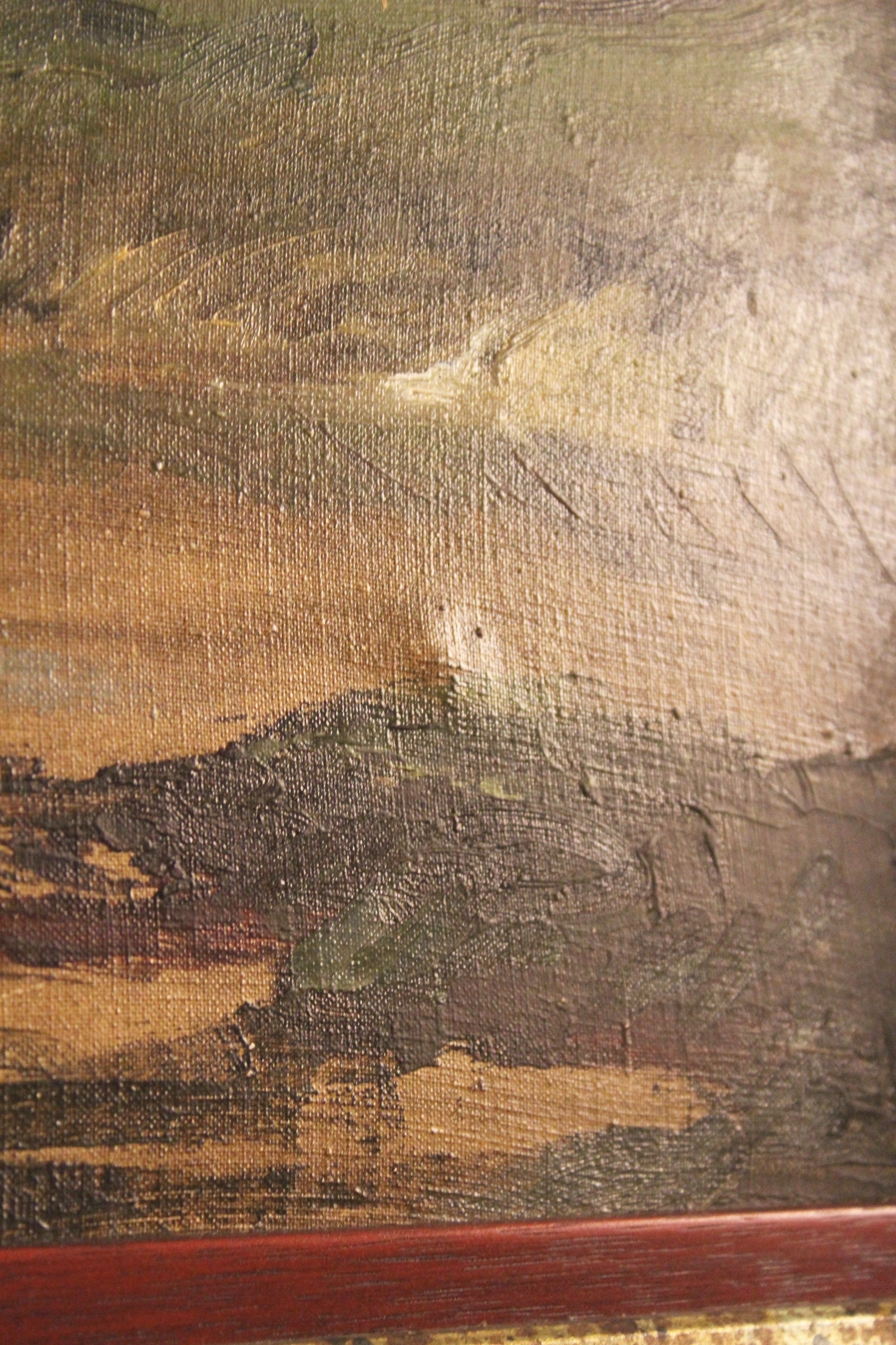 Chiabert "Roman Ruins" Oil on Canvas original Painting