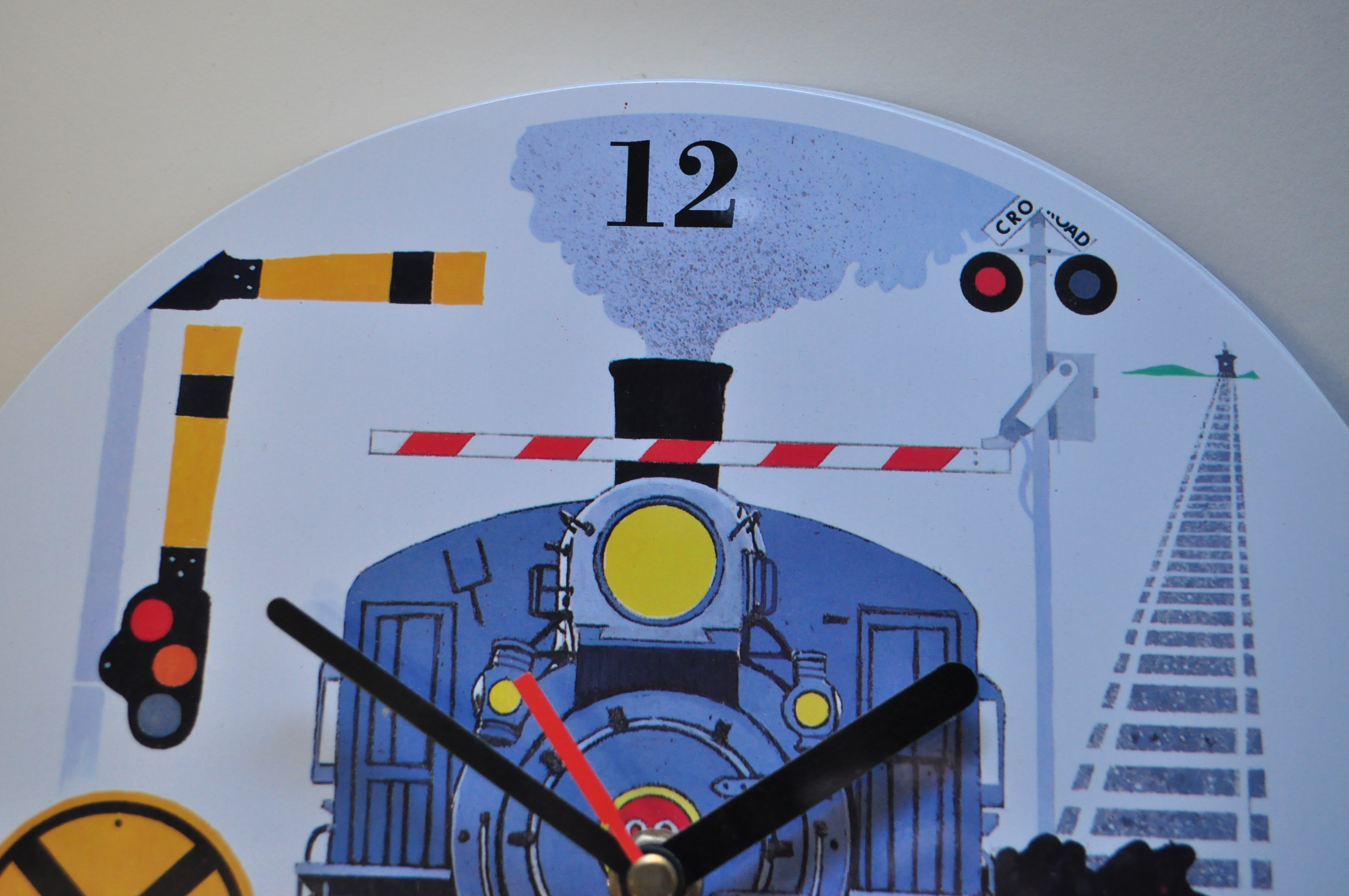 Two Train Theme Clocks
