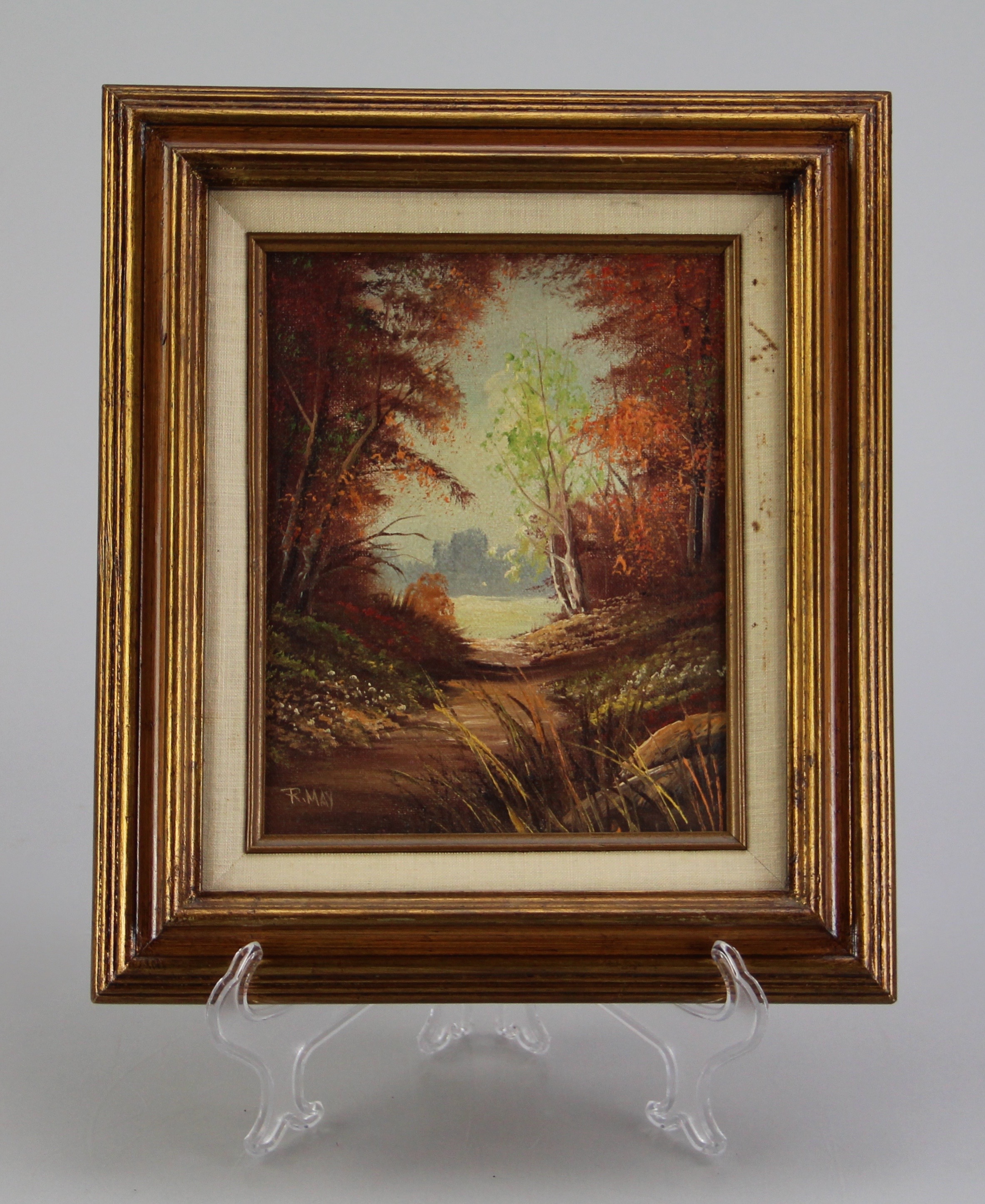 Pair of Original Russell May Oil Paintings