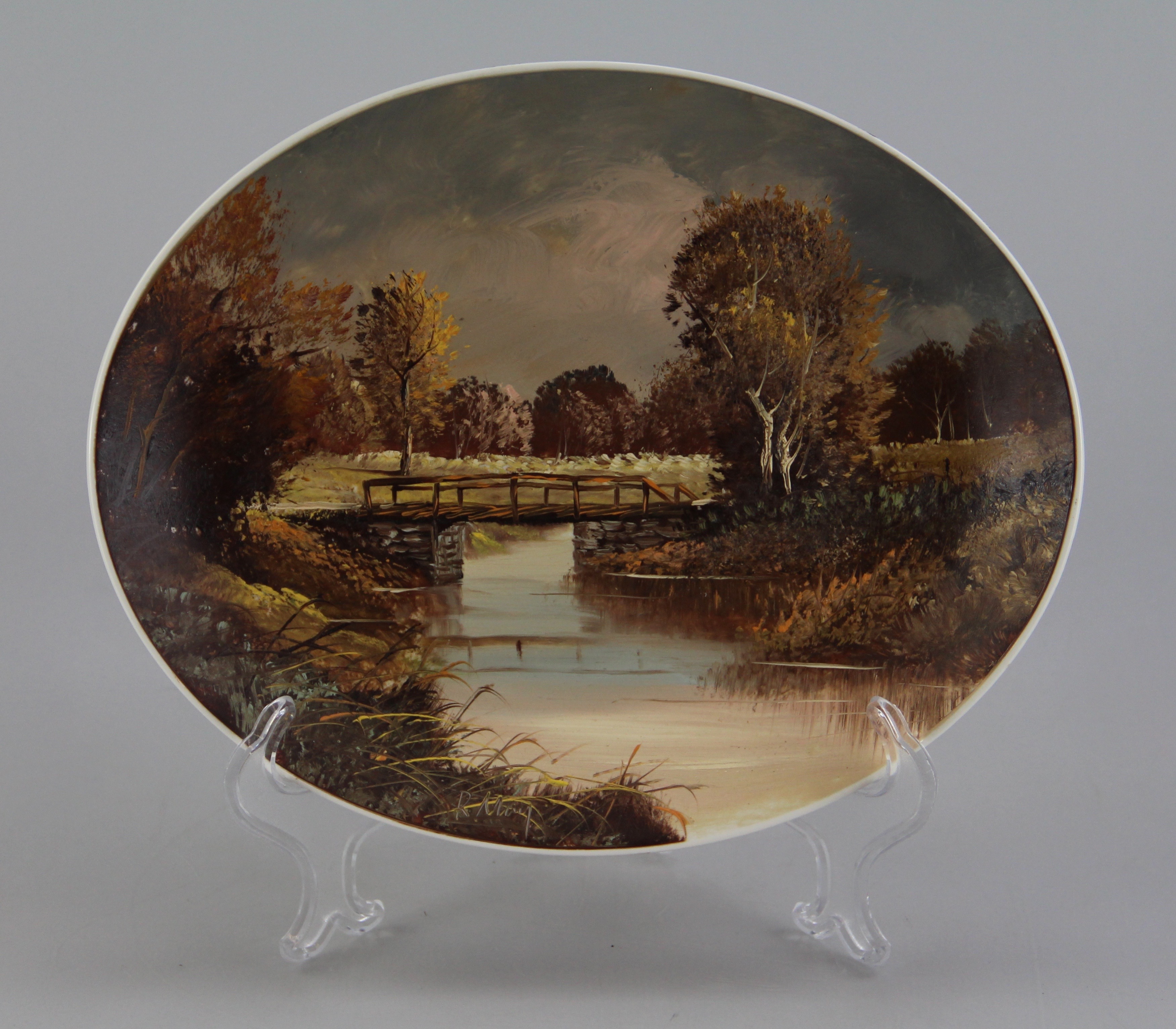 Pair of Original Russell May Oil Paintings