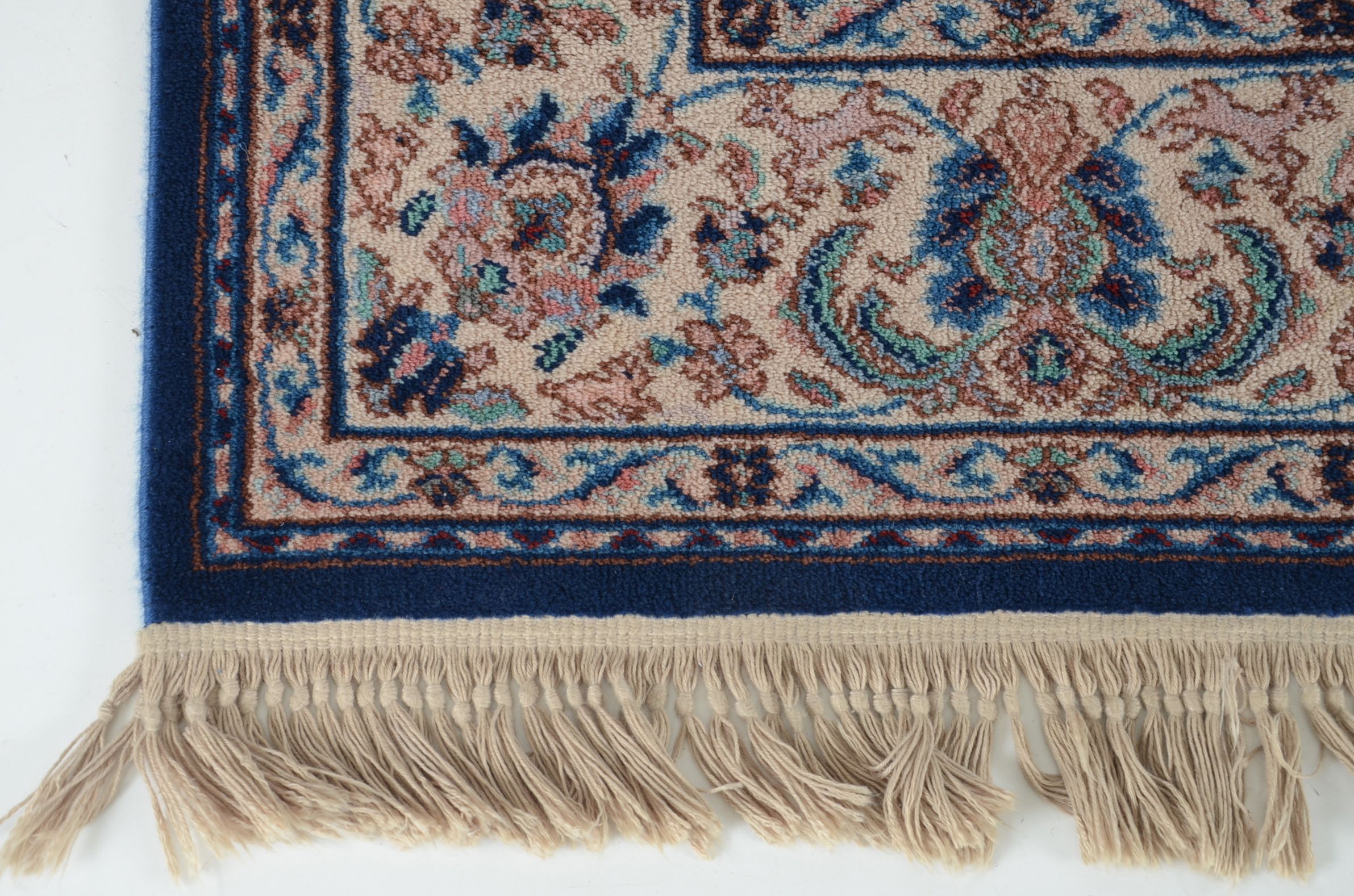 Karastan "Indigo Tabriz" Machine Woven Wool Rug