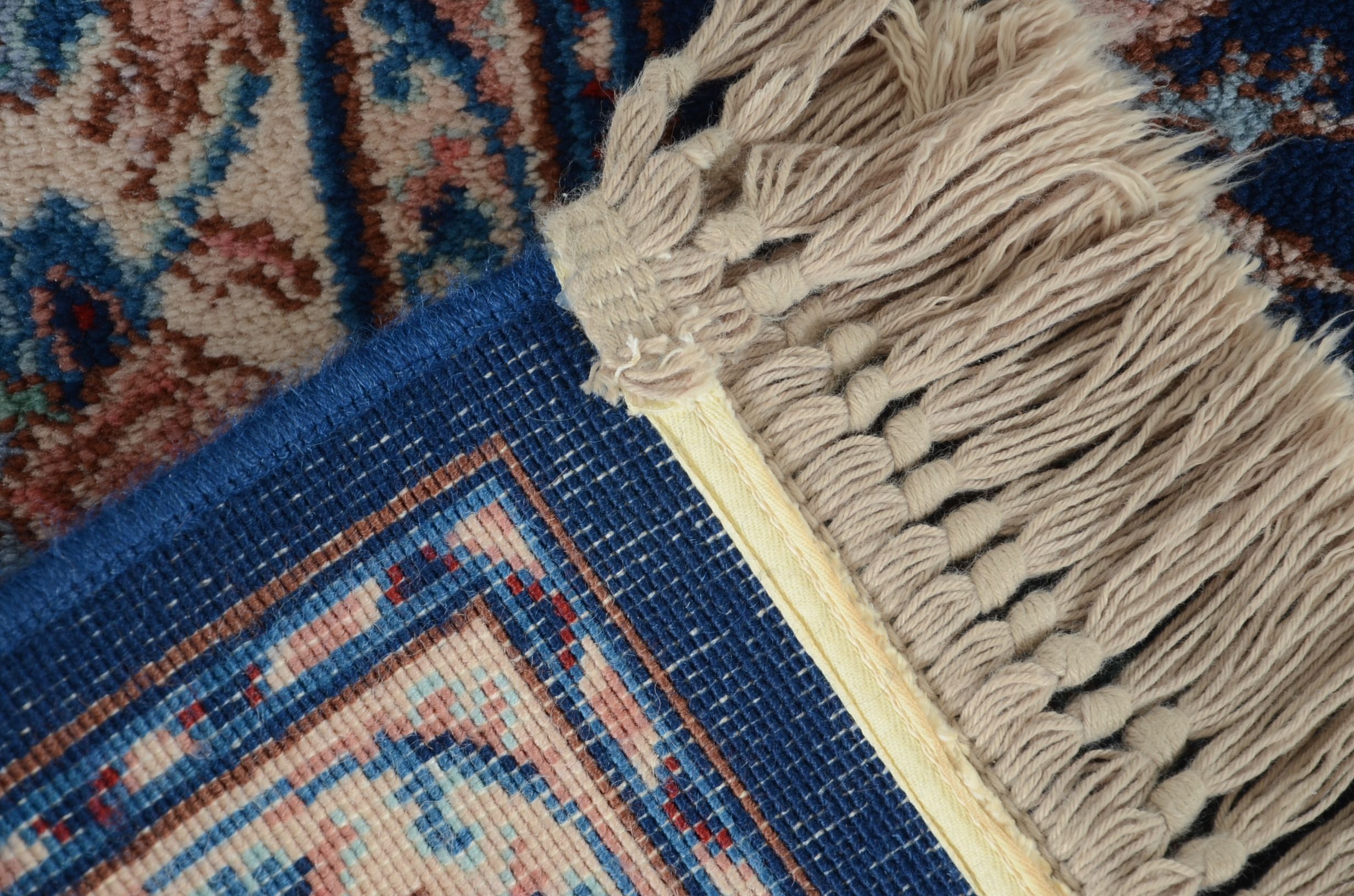 Karastan "Indigo Tabriz" Machine Woven Wool Rug