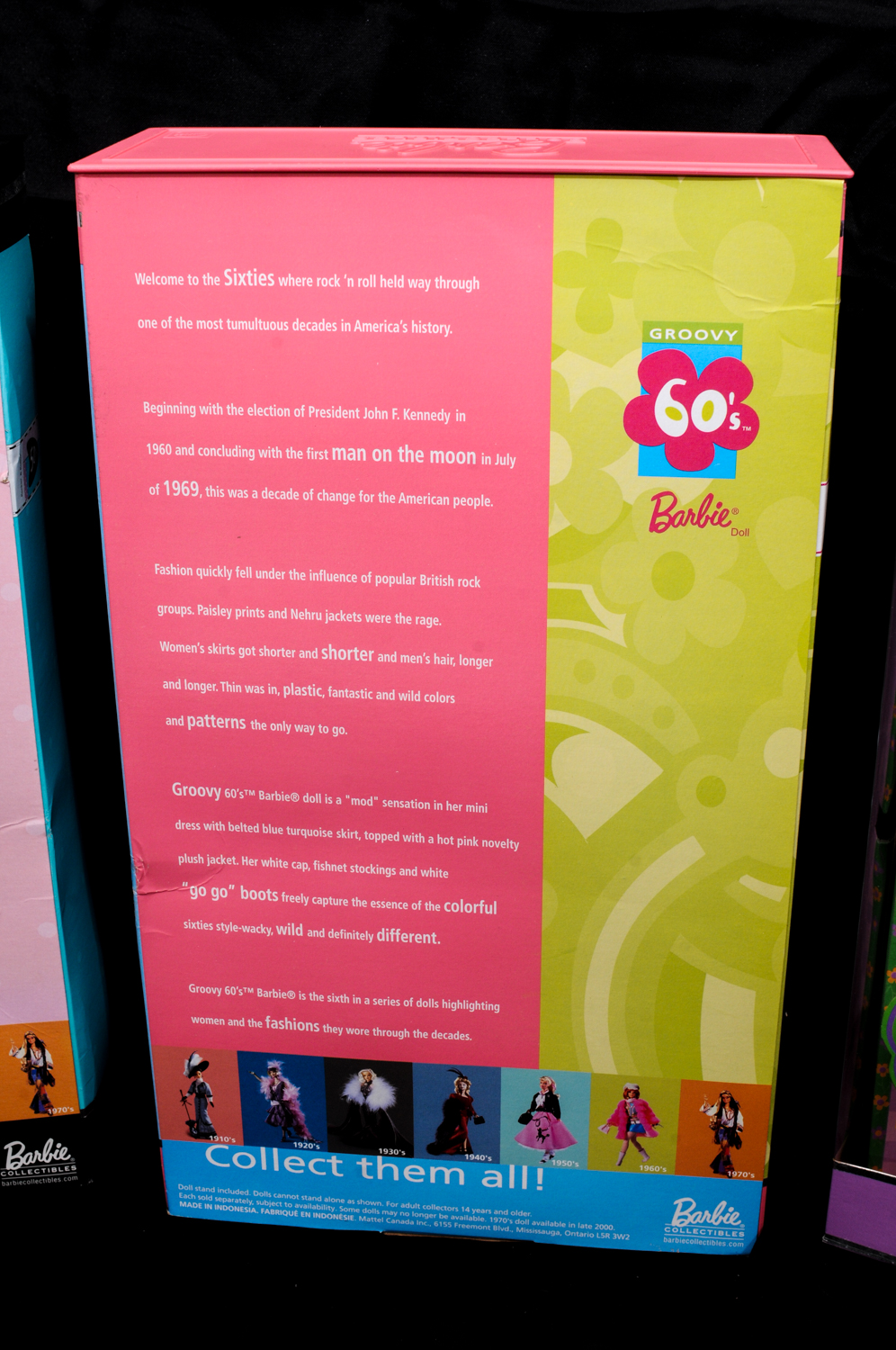 50s, 60s, and 70s Barbies from Great Fashions of 20th Century