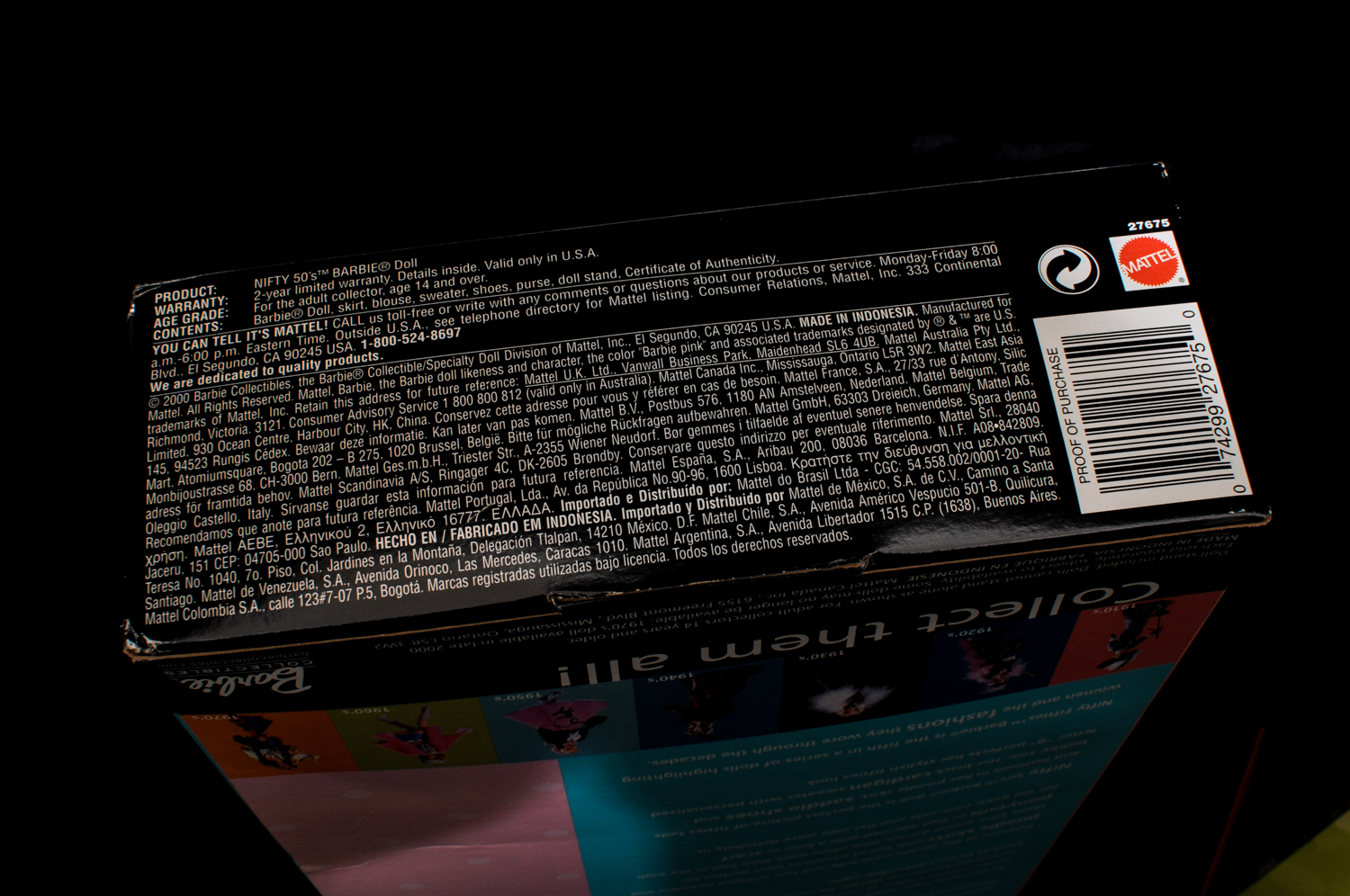 50s, 60s, and 70s Barbies from Great Fashions of 20th Century