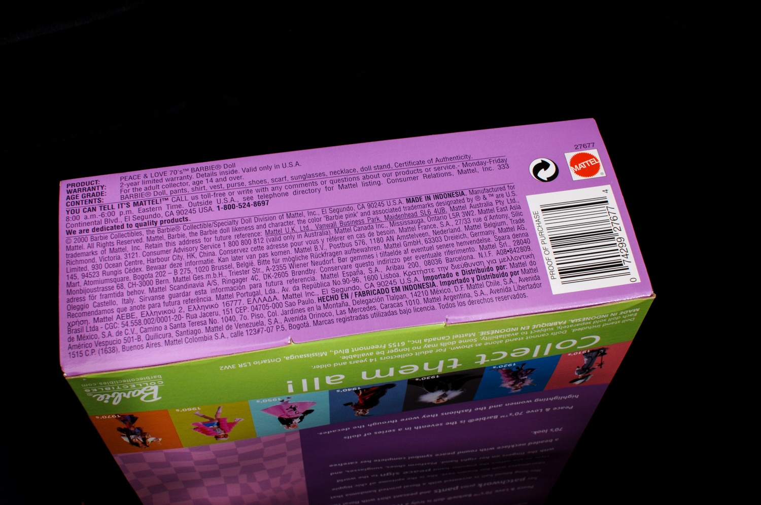 50s, 60s, and 70s Barbies from Great Fashions of 20th Century