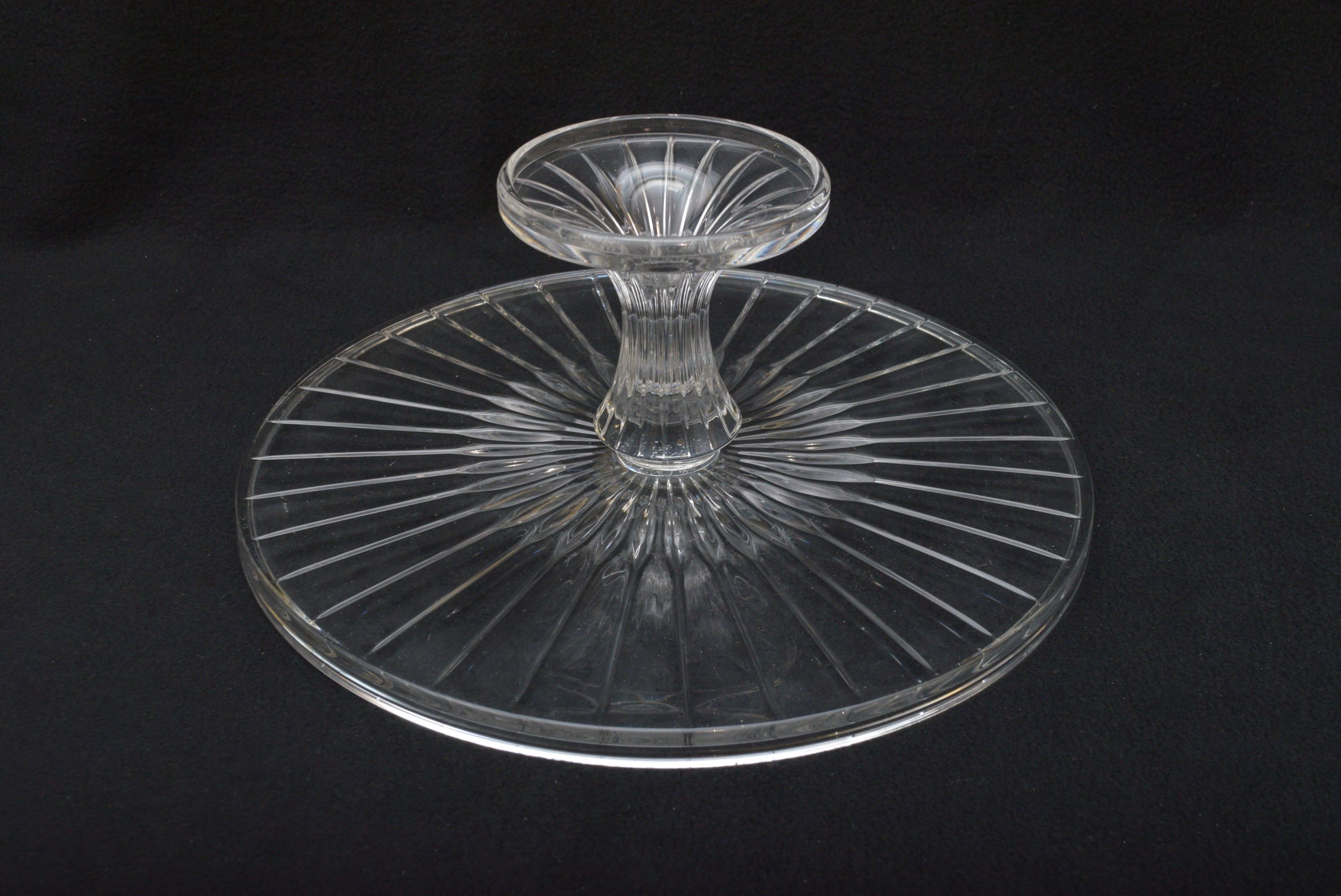 Clear Glass "Rumtopf" Lidded Jar with Assortment of Glassware